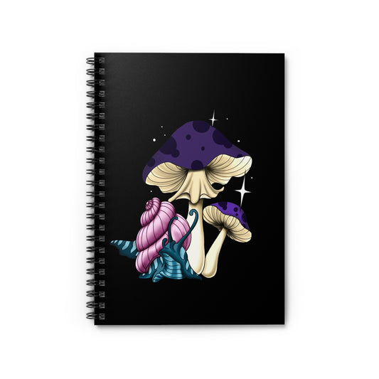 Magical Mushrooms Spiral Notebook - Ruled Line